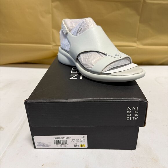 Naturalizer Lillian Women's Wedge Shoes Mist Grey Size 8.5 NEW - Picture 2 of 10